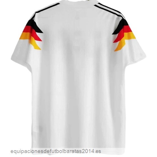 Nuevo 1ª Camiseta Alemania Retro 1990 Blanco Baratas